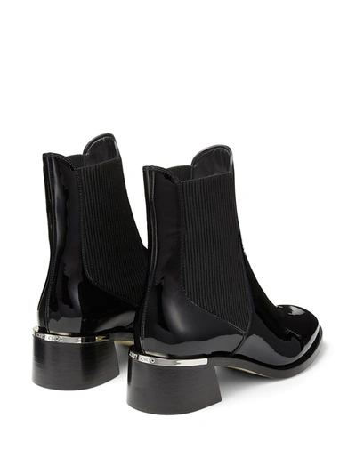Shop Jimmy Choo Rourke 45mm Ankle Boots In Black