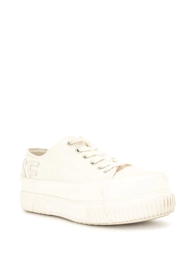 Monse X Both Corduroy Platform Sneakers In Neutrals