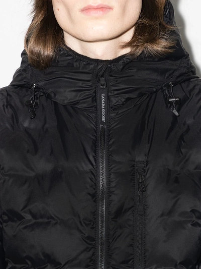 Shop Canada Goose Lodge Quilted Puffer Jacket In 946 Black Shine