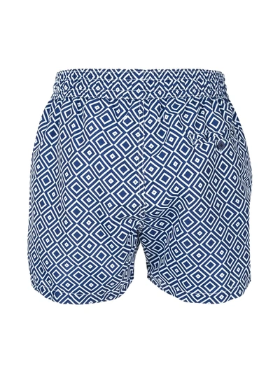 Shop Frescobol Carioca Angra Swim Shorts In Blue