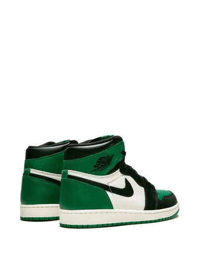 Jordan Air  1 Retro High Og "pine Green" Sneakers In Green