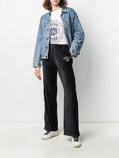 Golden Goose Kelly Wide-leg Trousers In Blue