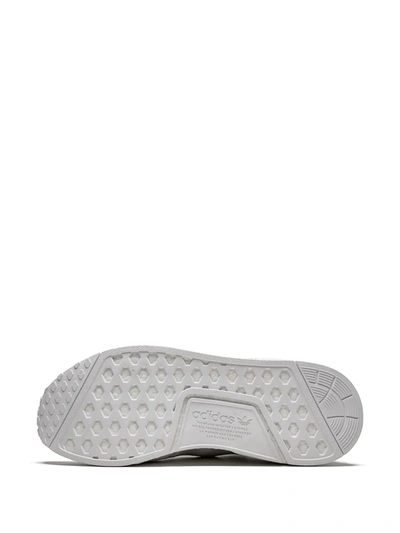 Shop Adidas Originals Nmd_r1 Primeknit Sneakers In White