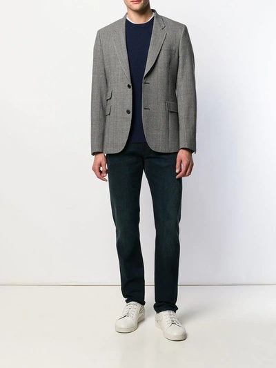 Brunello Cucinelli Classic Knit Jumper In Blue