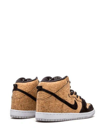 Nike Dunk High Premium Sb Sneakers In Brown