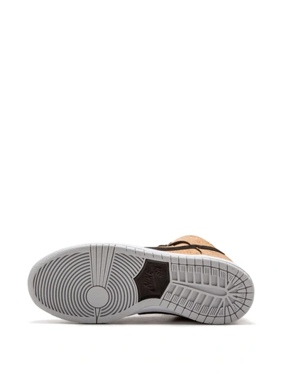 Nike Dunk High Premium Sb Sneakers In Brown