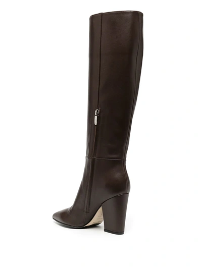 Shop Sergio Rossi Sergio Knee-length Boots In Brown