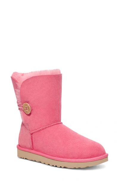 Shop Ugg Bailey Button Ii Boot In Pink Rose