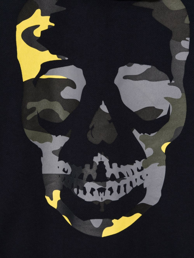 Zadig & Voltaire Skull-print Cotton Hoodie In Blue
