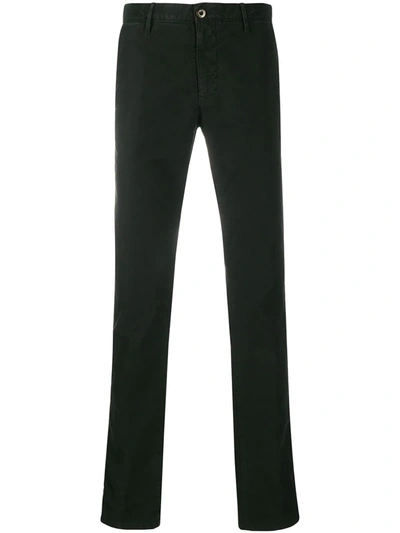 Shop Incotex Slim-fit Trousers In Black