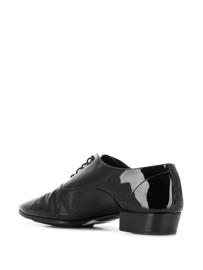 Shop Saint Laurent Marius 25 Lace-up Shoes In Black