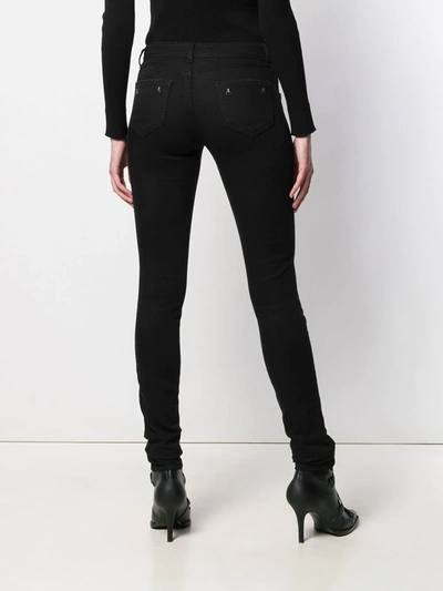Philipp Plein Low-rise Skinny Jeans In Black