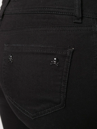 Philipp Plein Low-rise Skinny Jeans In Black