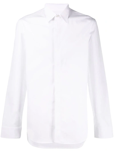 Shop Maison Margiela Classic Cotton Shirt In White