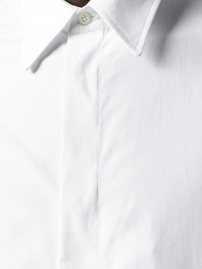 Shop Maison Margiela Classic Cotton Shirt In White