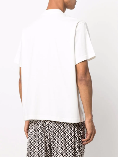 Shop Sunnei Photograph-print Cotton T-shirt In White