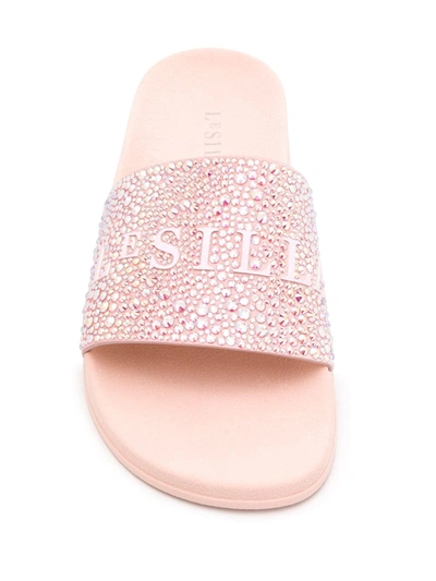 Shop Le Silla Prince Slides In Pink