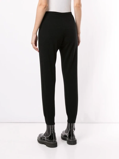 Shop Barrie Drawstring Track Trousers In Black