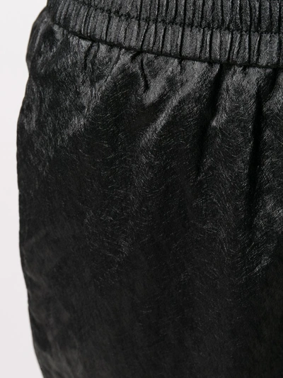 Fabiana Filippi Metallic Tapered Trousers In Black