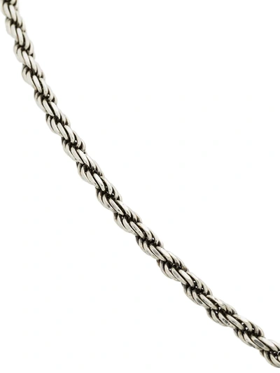 Shop Emanuele Bicocchi Chain-link Bracelet In Silver