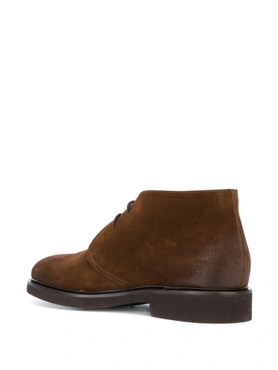 Shop Doucal's Desert Boots In Brown