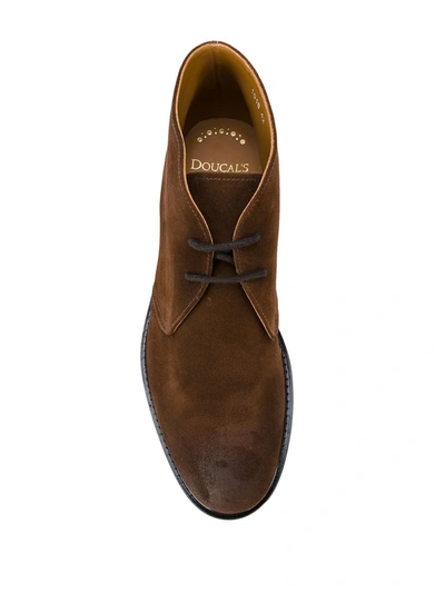 Shop Doucal's Desert Boots In Brown
