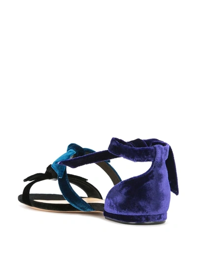 Shop Alexandre Birman Open-toe Bow Sandals In Black