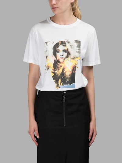 Maison Margiela Doll Printed Cotton Jersey T-shirt In White