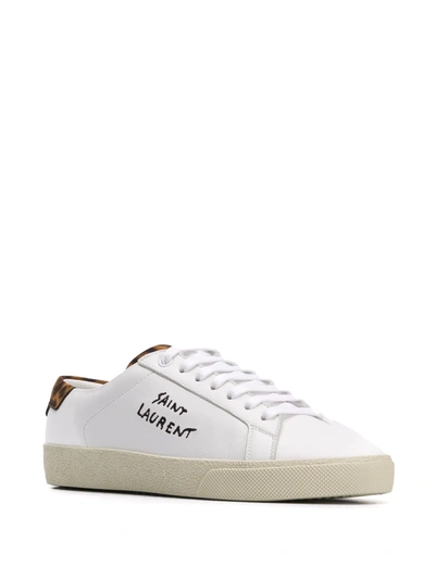 Shop Saint Laurent Court Classic Sl/06 Sneakers In White