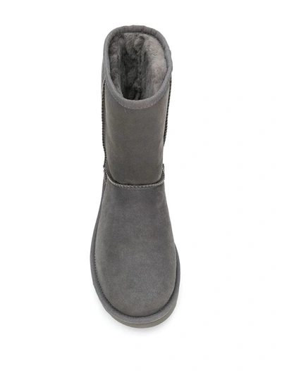 Shop Ugg Classic Short Ii Boots In Grey