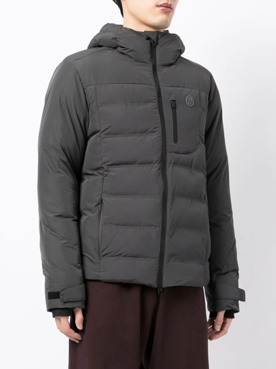 North Sails Quilted Puffer Jacket In Grau