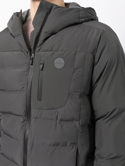 North Sails Quilted Puffer Jacket In Grau