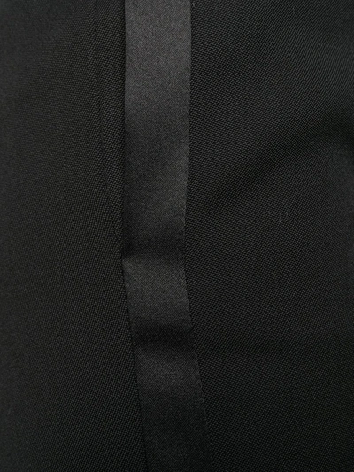 Saint Laurent High-rise Tailored Trousers In Black