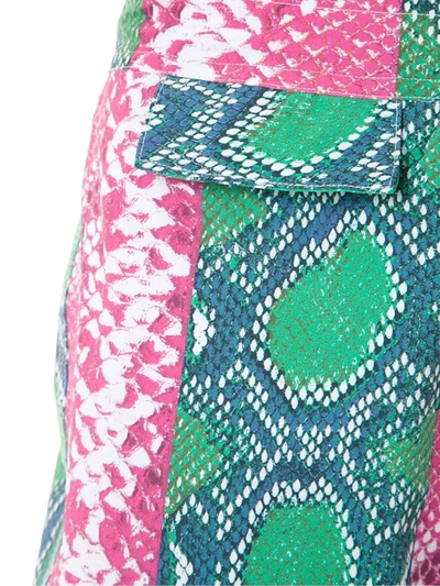 Shop Amir Slama Printed Swimming Shorts In Multicolour