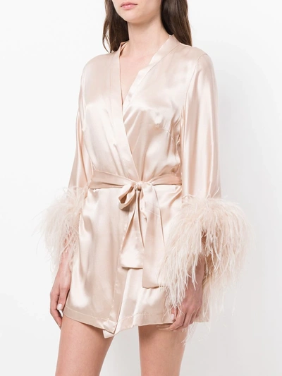 Gilda & Pearl Mia Wrap Robe In Pink