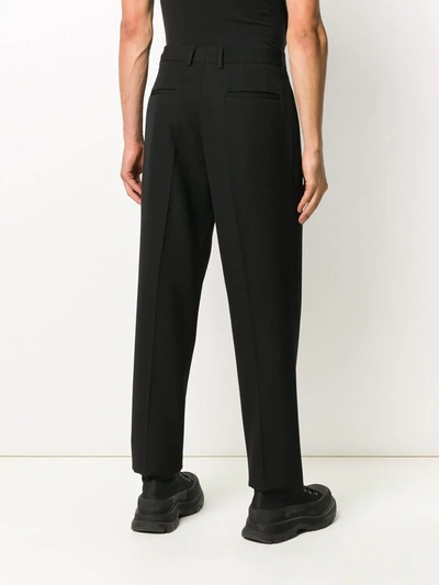 Shop Jil Sander Single-pleat Trousers In Black