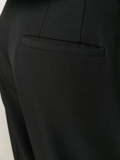 Shop Jil Sander Single-pleat Trousers In Black