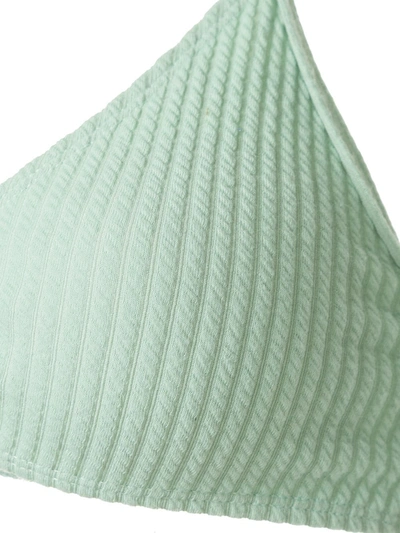 Duskii Long Island Bikini Top In Green