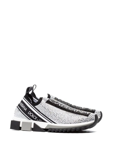 Shop Dolce & Gabbana Sorrento Slip-on Sneakers In White