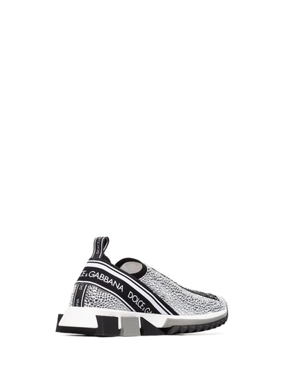 Shop Dolce & Gabbana Sorrento Slip-on Sneakers In White