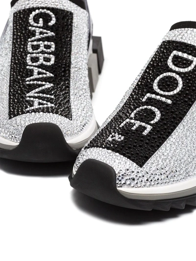 Shop Dolce & Gabbana Sorrento Slip-on Sneakers In White