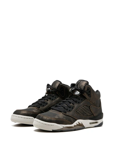 Shop Jordan Air  5 Retro Prem Hc "camo" Sneakers In Black