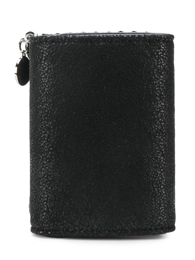 Shop Stella Mccartney Falabella Wallet In Black