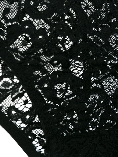 Gilda & Pearl Emilia Lace Briefs In Black