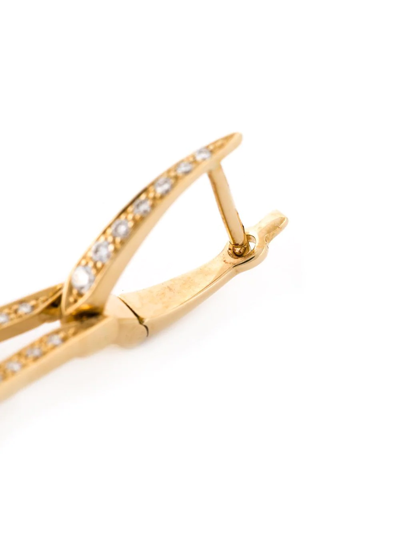 Stephen Webster Crystal Haze Long Diamond Earrings In Metallic