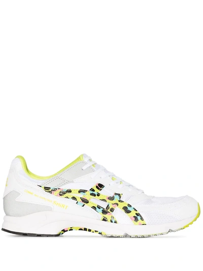 Comme Des Garçons Shirt X Asics Tarther Leopard-print Sneakers In White