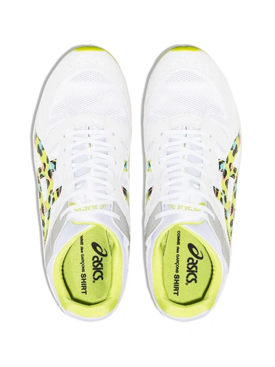 Comme Des Garçons Shirt X Asics Tarther Leopard-print Sneakers In White