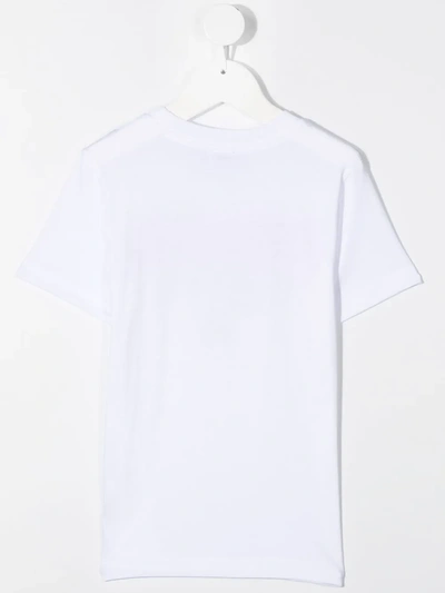 Shop Diesel Logo Graphic Print T-shirt In White