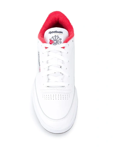 Reebok Logo Sneakers In White