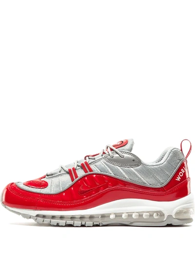Nike X Supreme Air Max 98 "red" Sneakers In Red